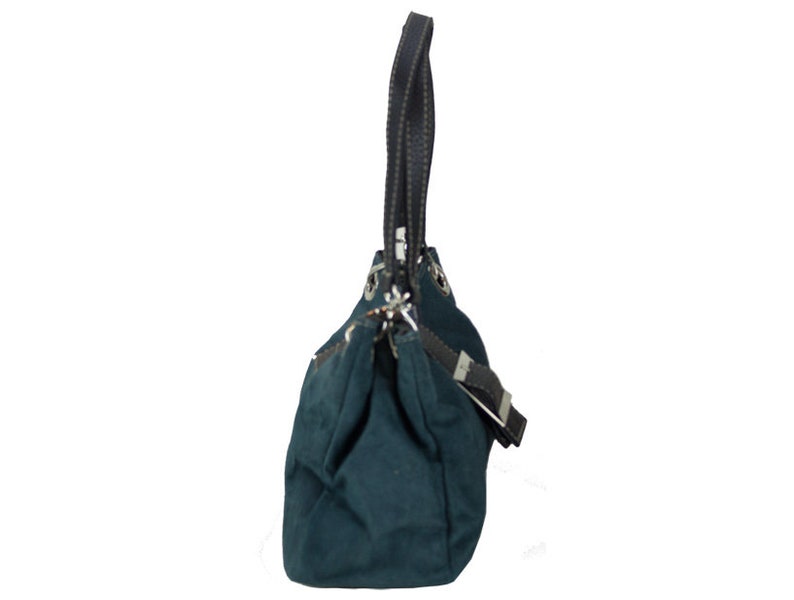 shopper handbag shoulder bag suede bag green image 3