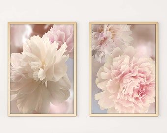 Peony Floral Art Print Set: SS19 Home Decor (Digital Download)