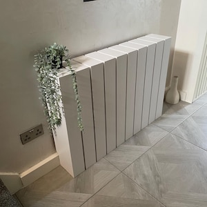 Pinterest Inspired Wide Slat Vertical Radiator Cover- Made to measure image 10