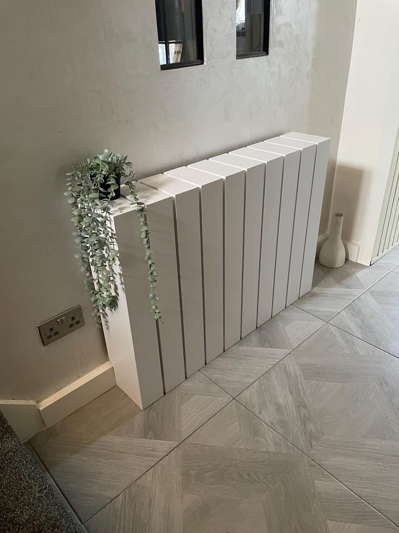 Pinterest Inspired Wide Slat Vertical Radiator Cover- Made to measure image 10