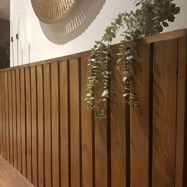 Pinterest Inspired Wide Slat Vertical Radiator Cover- Made to measure