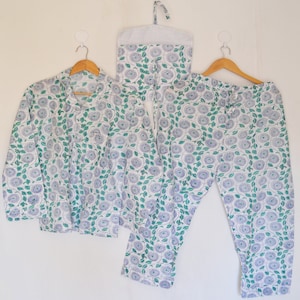Tribal elephant print pajama set hotsell