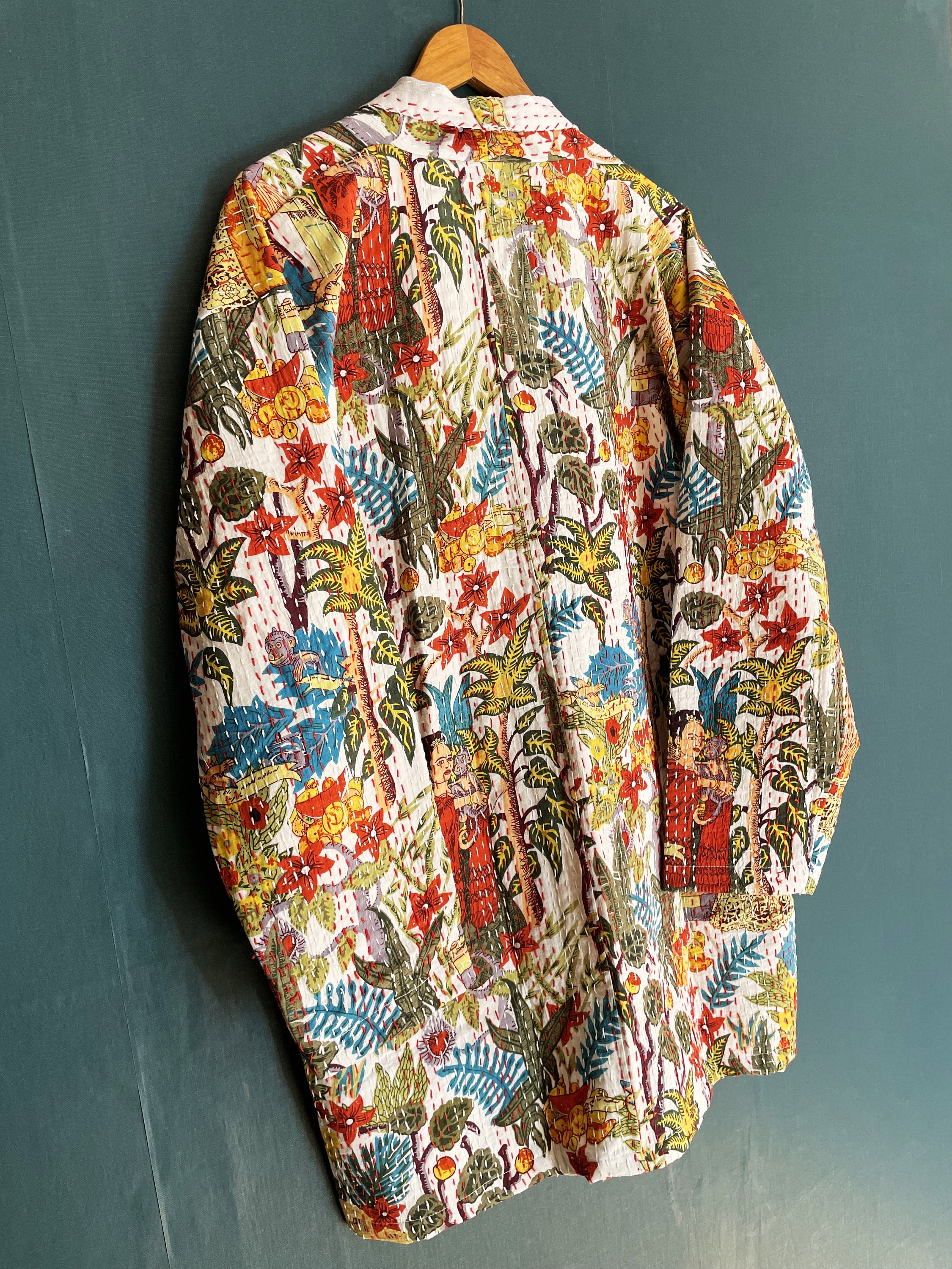 Indian Handmade Kantha Quilt Short Jacket Kimono Women Wear - Etsy