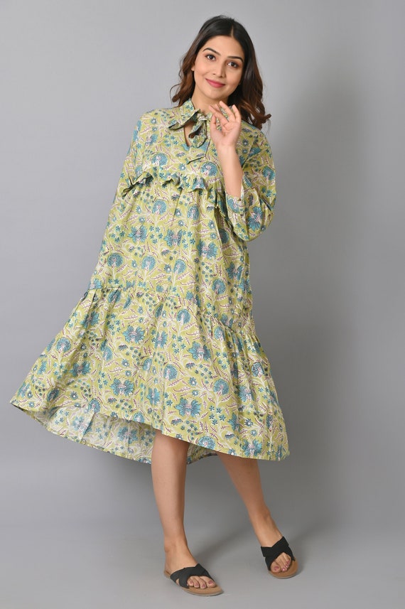 Beach wear floral dresses sale