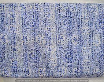 Hand Block Print Printed Vintage Home Decor 90x108 Inches - Etsy