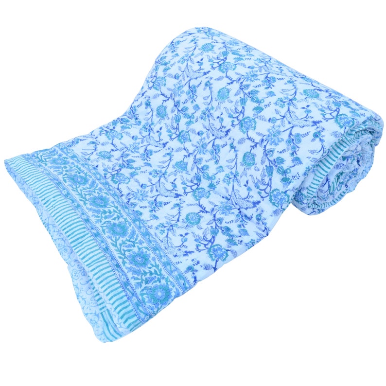 Winter Warm Razai Quilt 100 Cotton Light Weight Winter Etsy