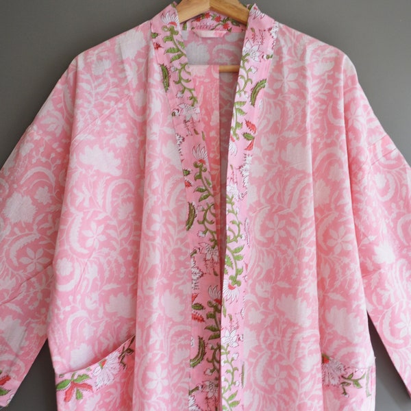 Tiki Print Pattern Women Long Robe