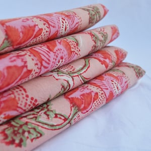 Beautiful Hand Block Printed Fabric, Jaipuri Cotton Handmade Fabric, Indian Fabric, Fabric by Yard, Block Printed Cotton Women Clothing robe
