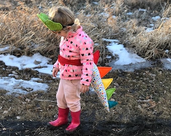 Rainbow Dinosaur Tail Costume: Toddler Pretend Play Dress Up