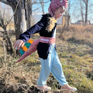 Toddler Dinosaur Costume: T-Rex Tail & Hat Dress-Up Set