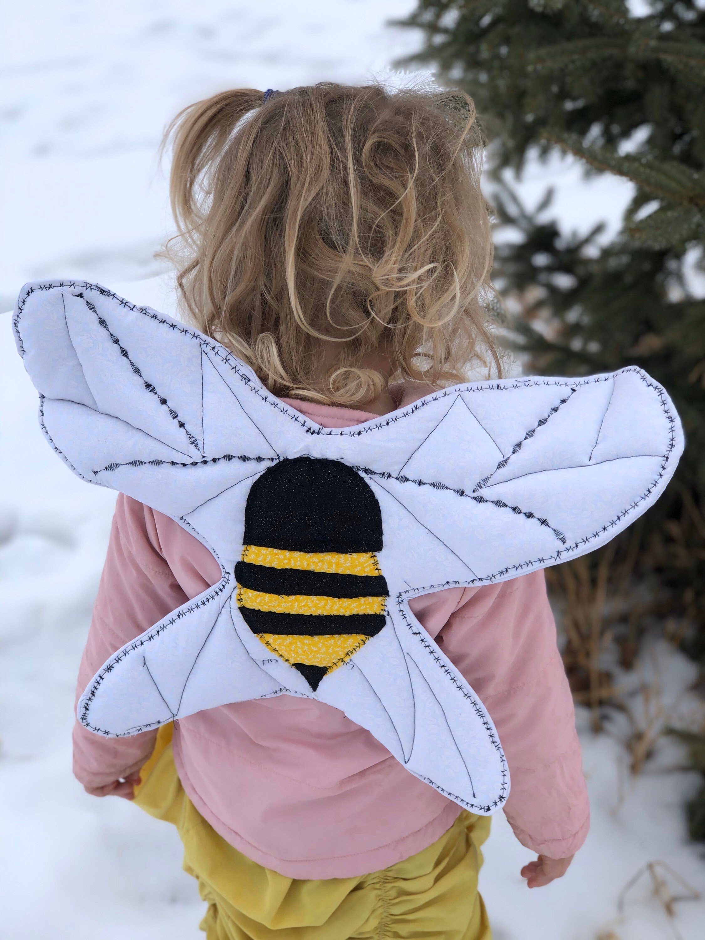 Bee Wings bee Costume Bumble Bee Dress up Bumblebee Wings Etsy