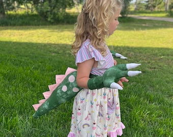 Dinosaur Tail and Claws Costume: Handmade Toddler Dress-Up Set