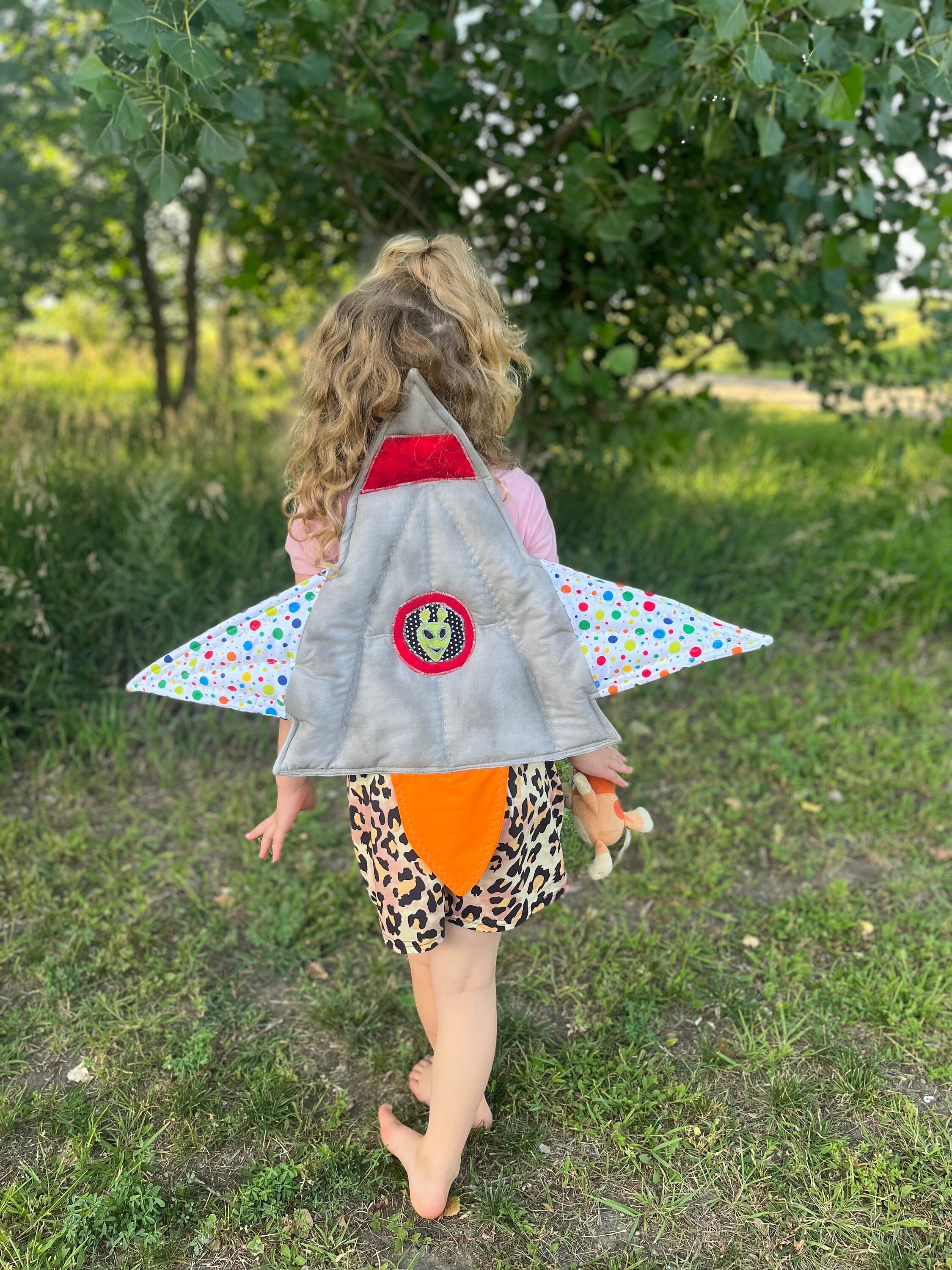 Seasons Rocket Ship Costume For Toddlers - 2T To 4T Astronaut Pretend Play Outfit - View #8