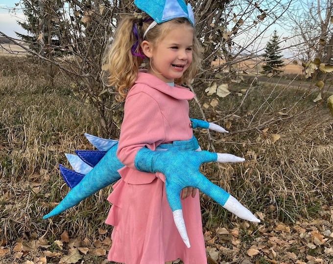 Dinosaur tail and claws, dinosaur costume gift for toddlers, Dinosaur holiday gift for little kids