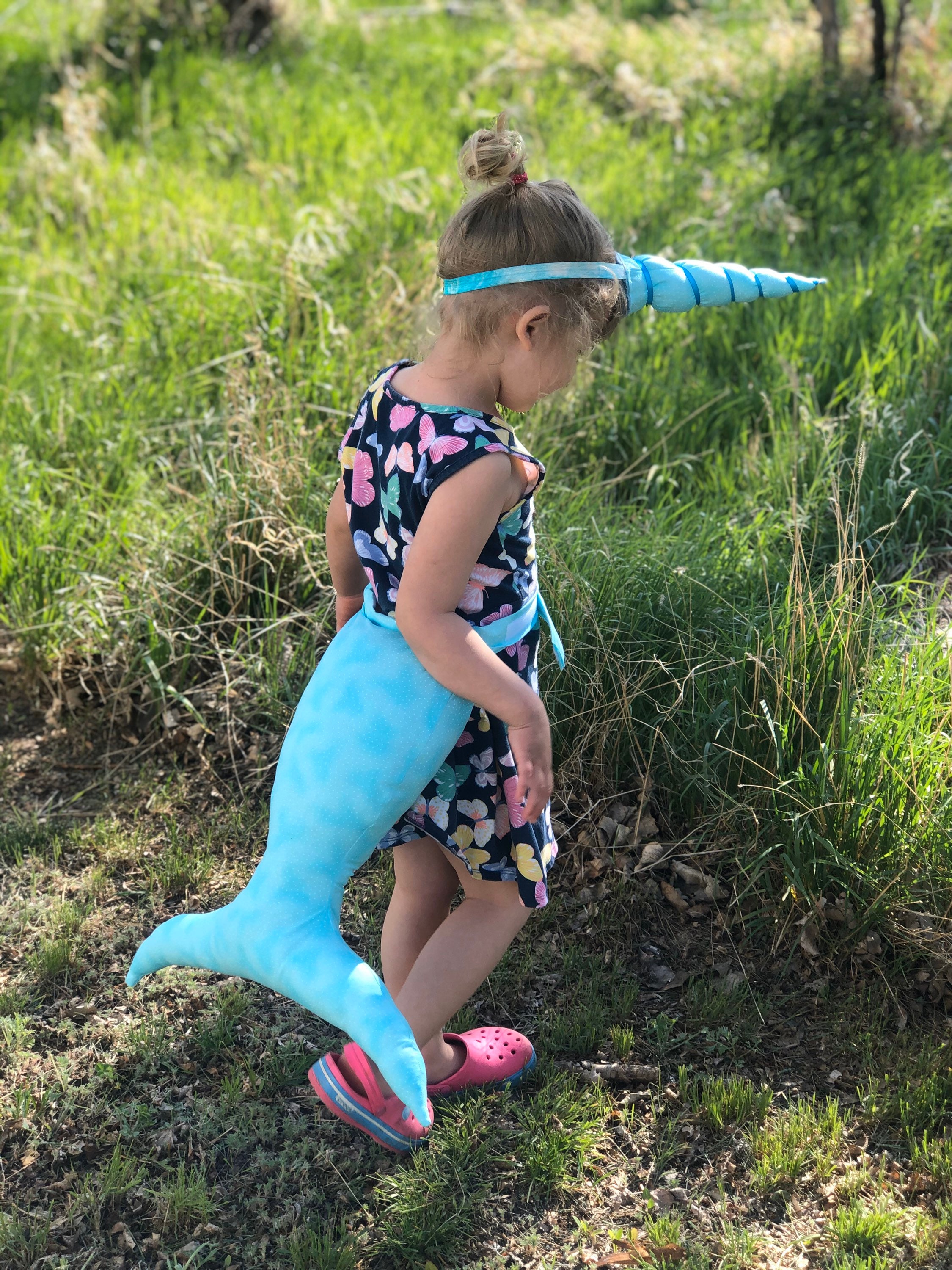 Narwhal Costume: Toddler & Child Dress Up, Pretend Play
