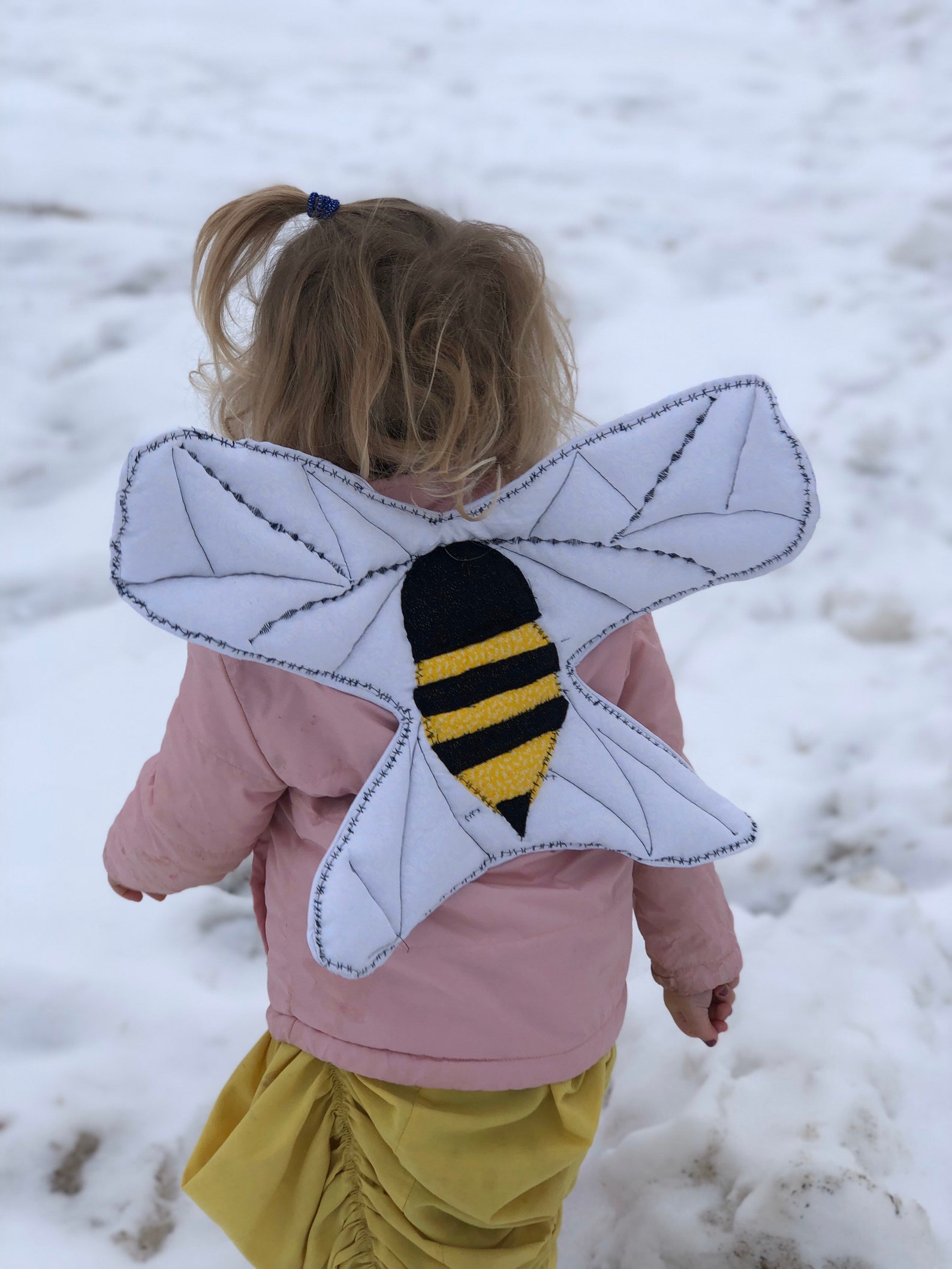 Bee Wings bee Costume Bumble Bee Dress up Bumblebee Wings Etsy