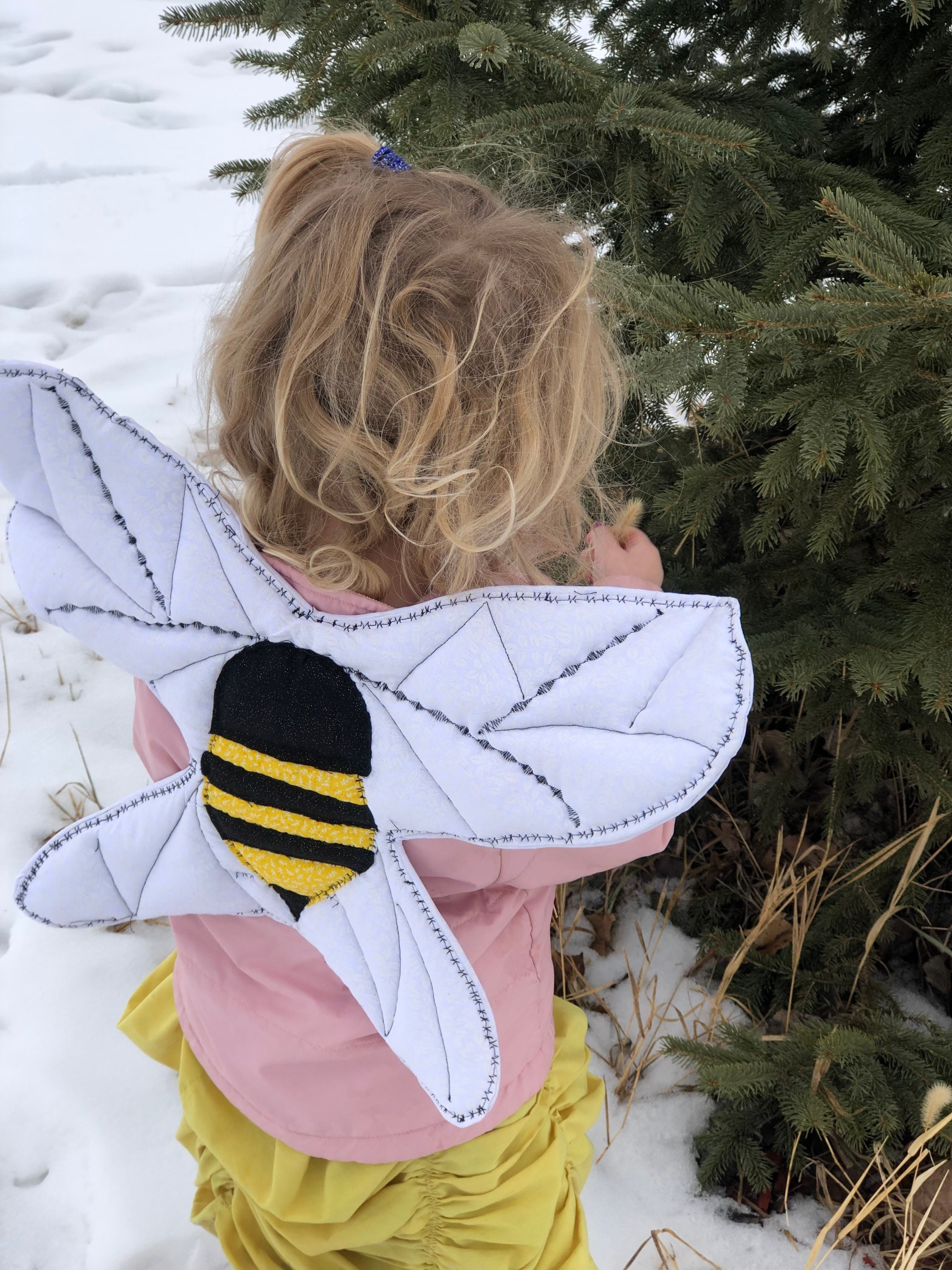 Bee Wings bee Costume Bumble Bee Dress up Bumblebee Wings Etsy