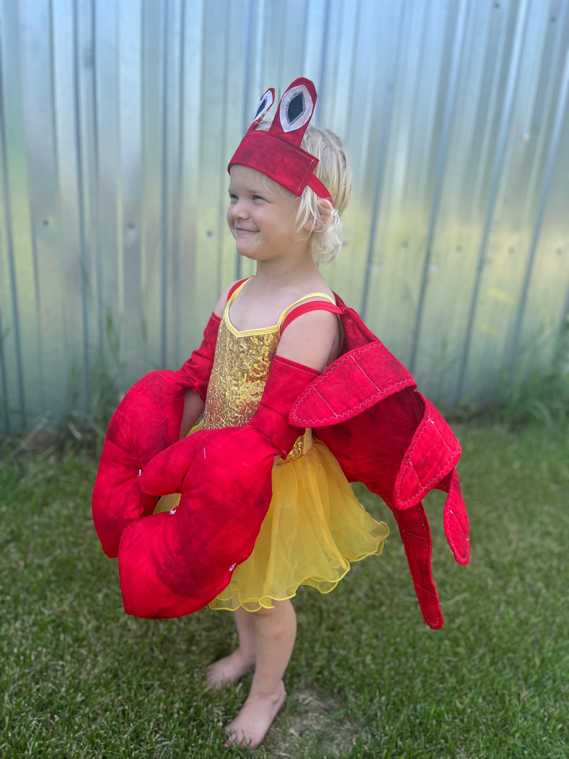  SERENCATCHER Disfraz de cangrejo para niños