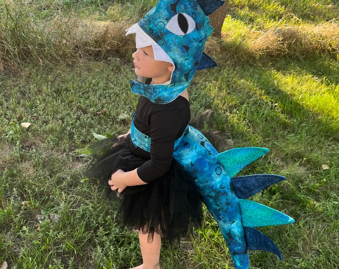 Handmade dress up gift for toddlers,  T Rex costume, dinosaur gif, toddler costume, dinosaur dress up gift, dinosaur costume