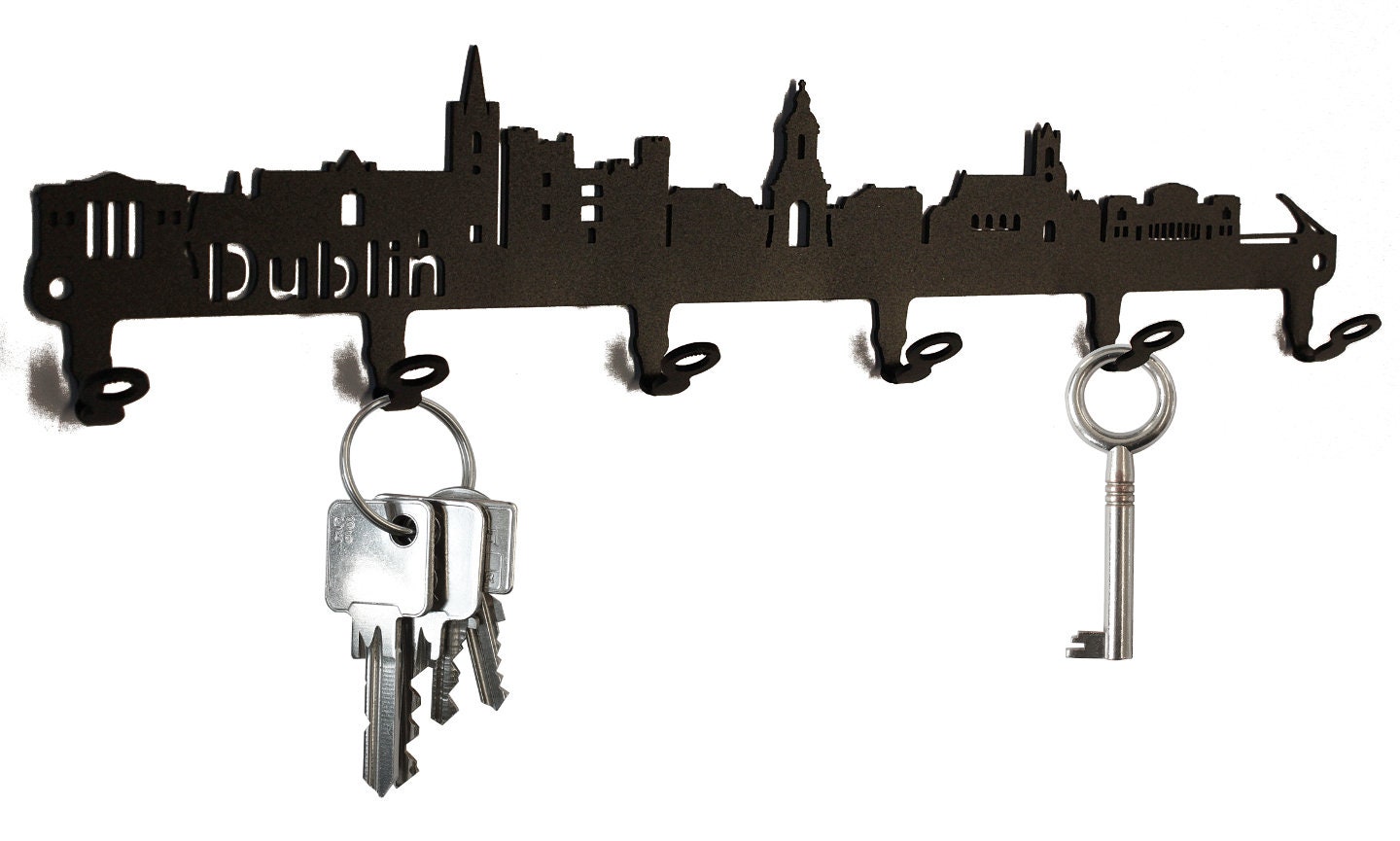 Schlüsselbrett / Hakenleiste Skyline Dublin Schlüsselboard Irland
