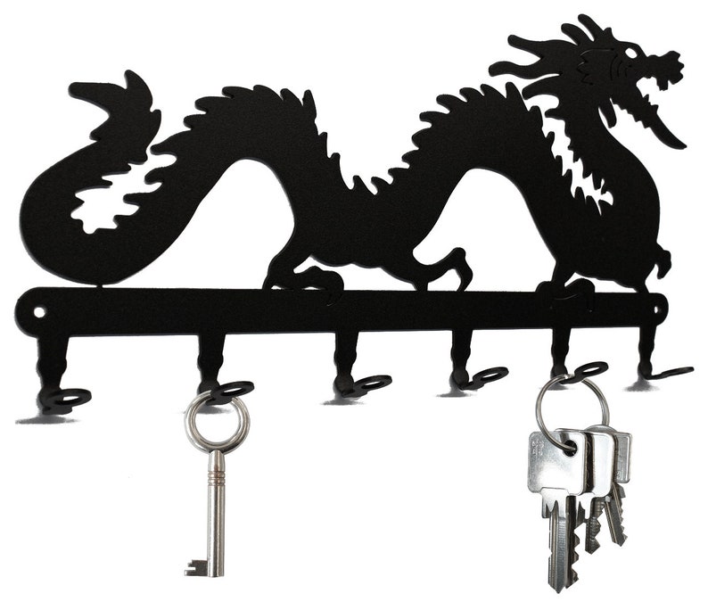 Chinese Luck Dragon Key Holder, Hooks, Hanger image 1