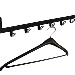 D&D Living Türhaken zum Einhängen bis 16 mm, 4x Doppel Haken für  Türgarderobe, Kleiderhaken, weiß