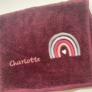 Guest towel, children's towel with name, 30x50