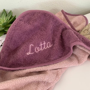 Hooded towel embroidered with name, towel, 100x100 image 1