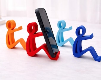 Supporto per telefono di design - Supporto per smartphone per scrivania e ufficio - Supporto per telefono moderno come regalo