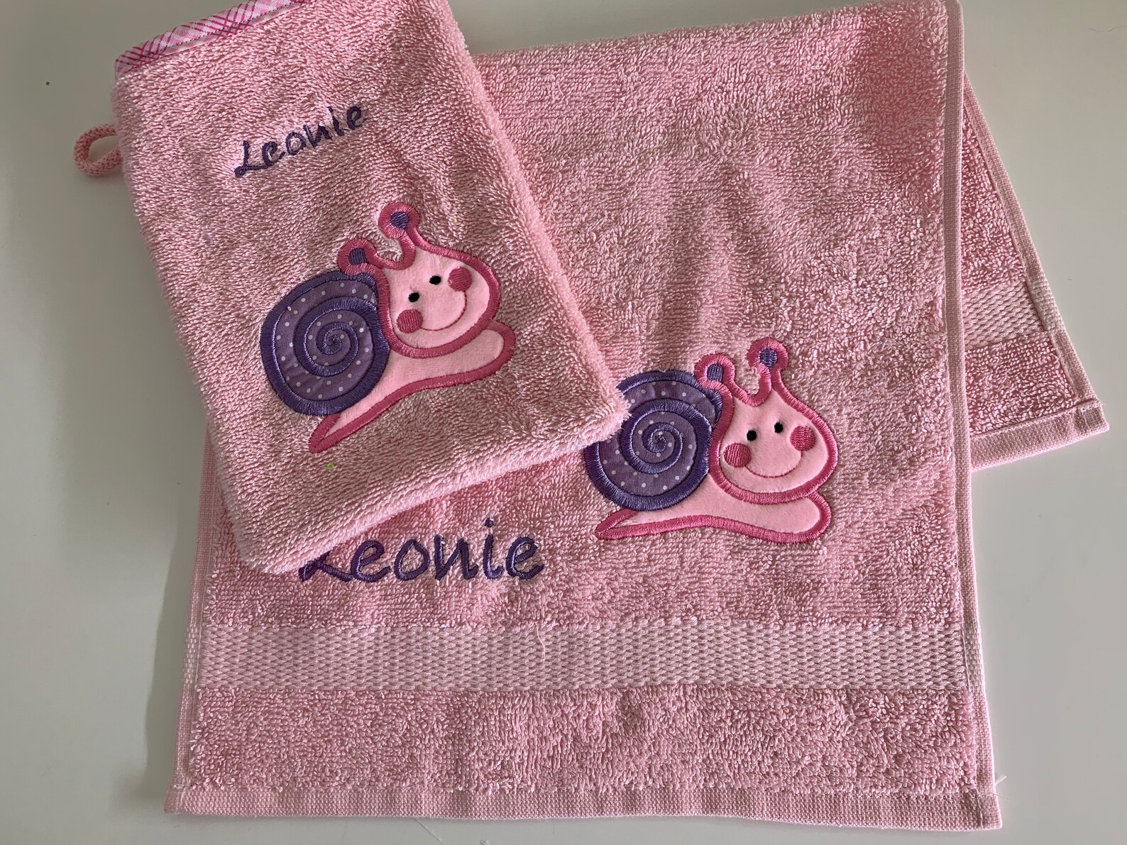 Children's towel and washcloths in set with desired Etsy