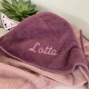 Hooded towel embroidered with name, towel, 100x100 image 2