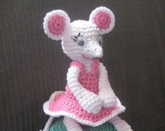 Patroon haken muis op een (snoep-)potje