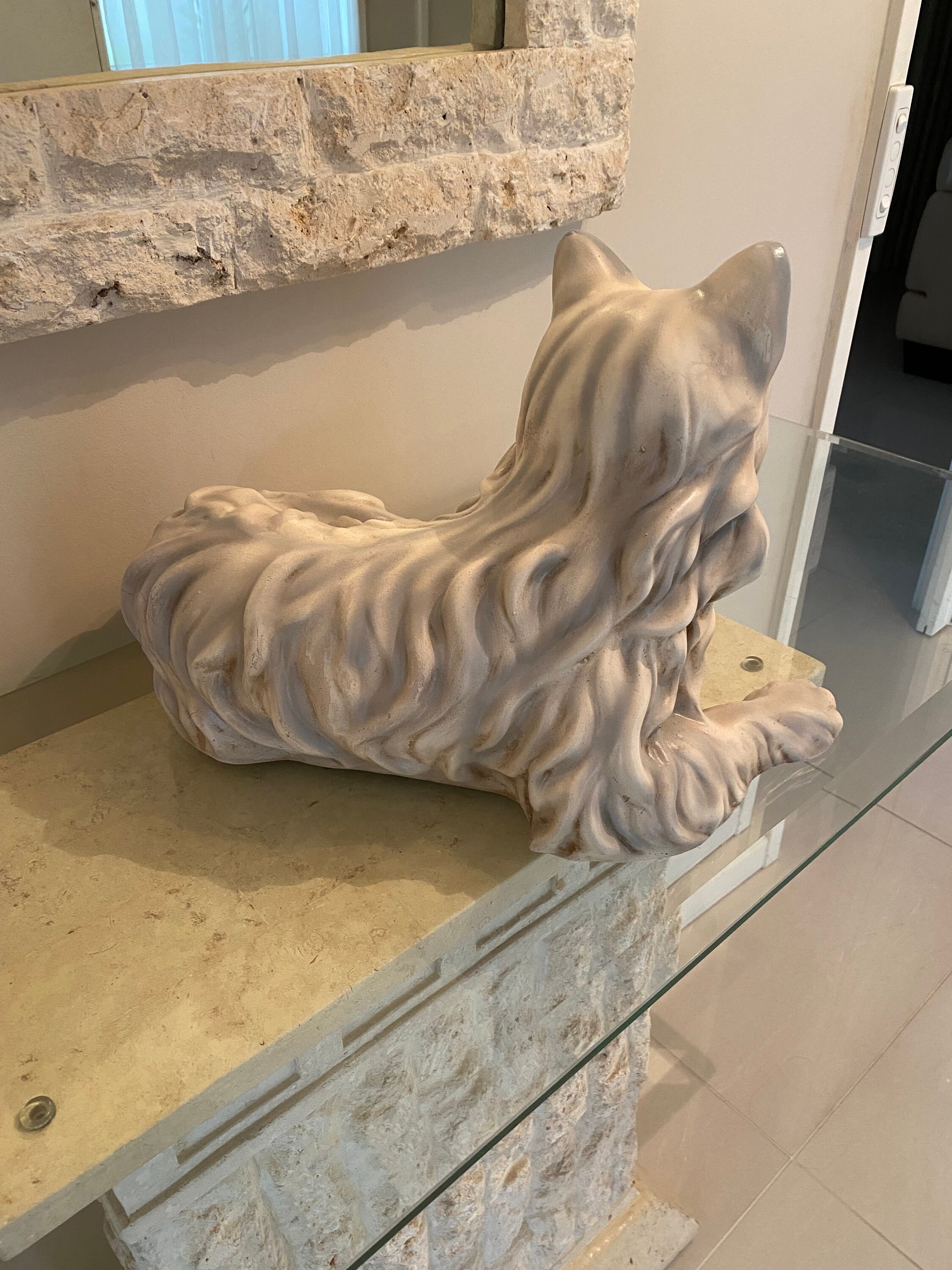 ヴィンテージ石膏猫像 - Etsy 日本