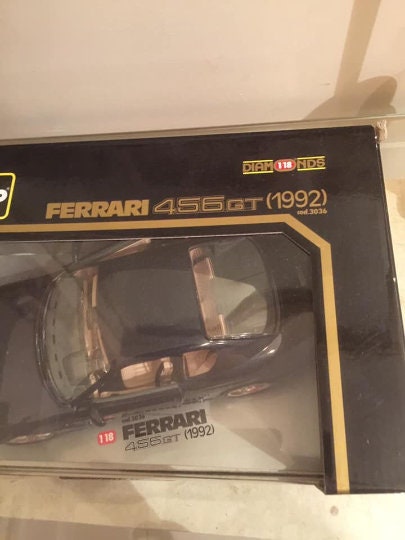 1/18 Burago Ferrari 456 GT From 1992 in Blue - Etsy