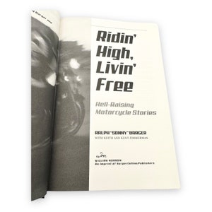 Hells Angel Ridin High Livin Free Ralph Sonny Barger Book Lot of 2 1st Ed HC DJ image 9