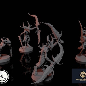 Chaotic Demon Bloodhunters | Print Your Monsters | RESIN | Demons of Destruction | Fantasy | DnD | RPG | Tabletop | Gaming | Miniatures