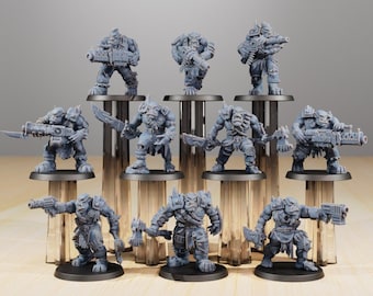 Orkaz Strappaz | ステーションフォージ | Ork Warclans | 樹脂 | SF | DnD | RPG | テーブルトップ | ゲーム | ミニチュア
