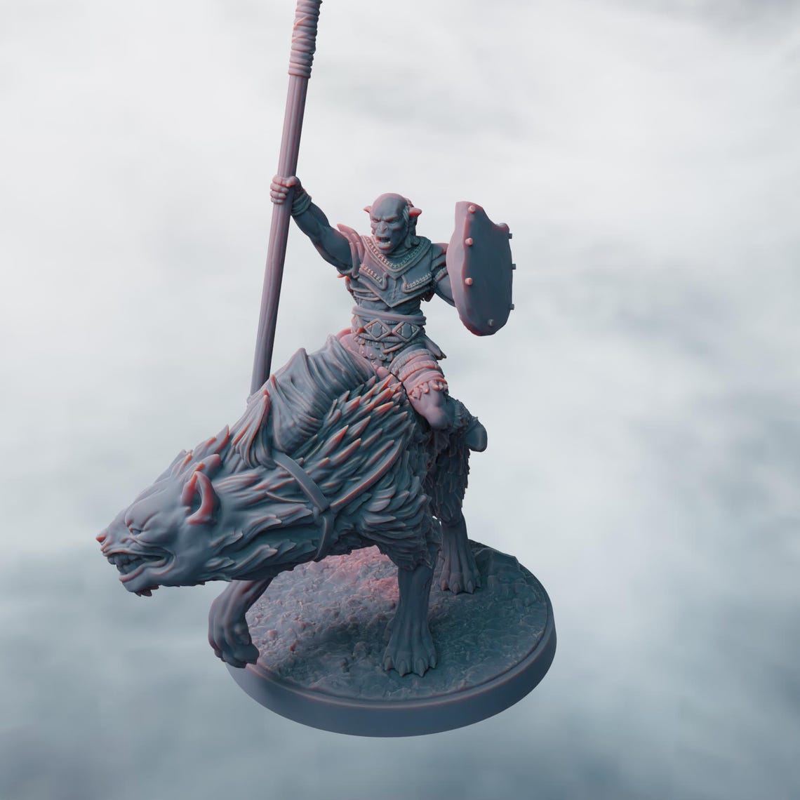 Warg Riders | Papel 3d | RESIN |white Hand | Fantasy | Dnd | RPG ...
