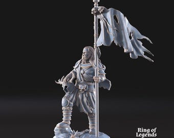 Khalum Bannerman | Davale Games | RESIN | Dead City | Fantasy | DnD | RPG | Bordsspel | Spel | Miniatyrer