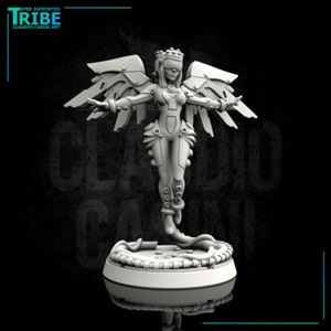Female Cyberpunk Net-Runner | Claudio Casini | Dungeons & Dragons | Fantasy | Sci-Fi | DnD | Miniatures