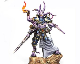 Héroe de la Transmutación / Caos / Miniaturas del Reino Perdido / RESINA / Humanos Malvados / Hijos de la Depravación / Fantasía / DnD / Mesa / Miniaturas