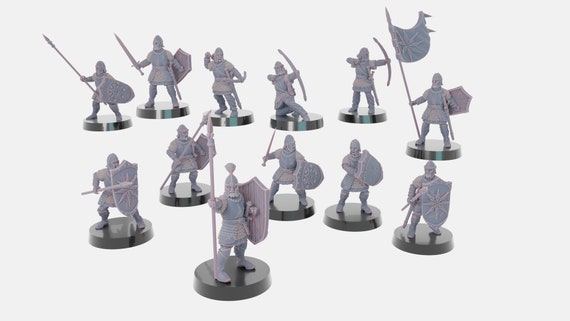 Figurines Soldats - Le Seigneur Des Anneaux - Occasion - Collection Cinéma