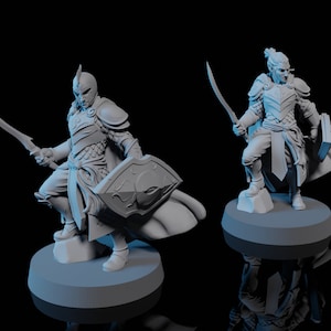 Caledorn, Ancient Elf Hero | RESIN | High Elf Infantry | Wood Elf Infantry | Fantasy | DnD | Tabletop | Miniatures