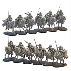 Kingdom Rangers | Kingdom of Mercia | Lost Kingdom Miniatures | RESIN | Human Knights | King Arthur | Fantasy | DnD | Tabletop | Miniatures