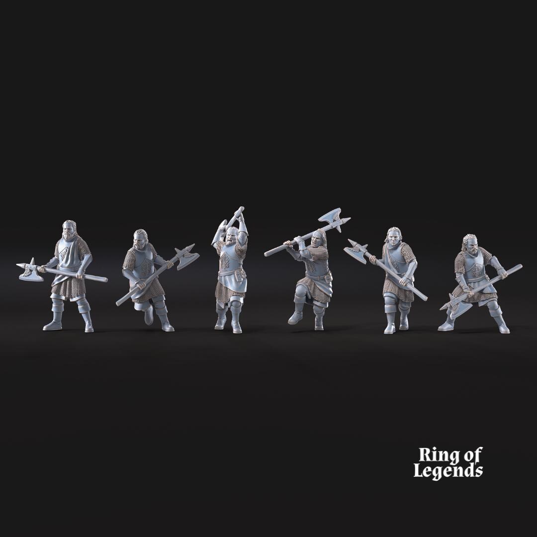Fiefdom Mountaineers (axes) | Davale Games | RESIN | White Tree ...
