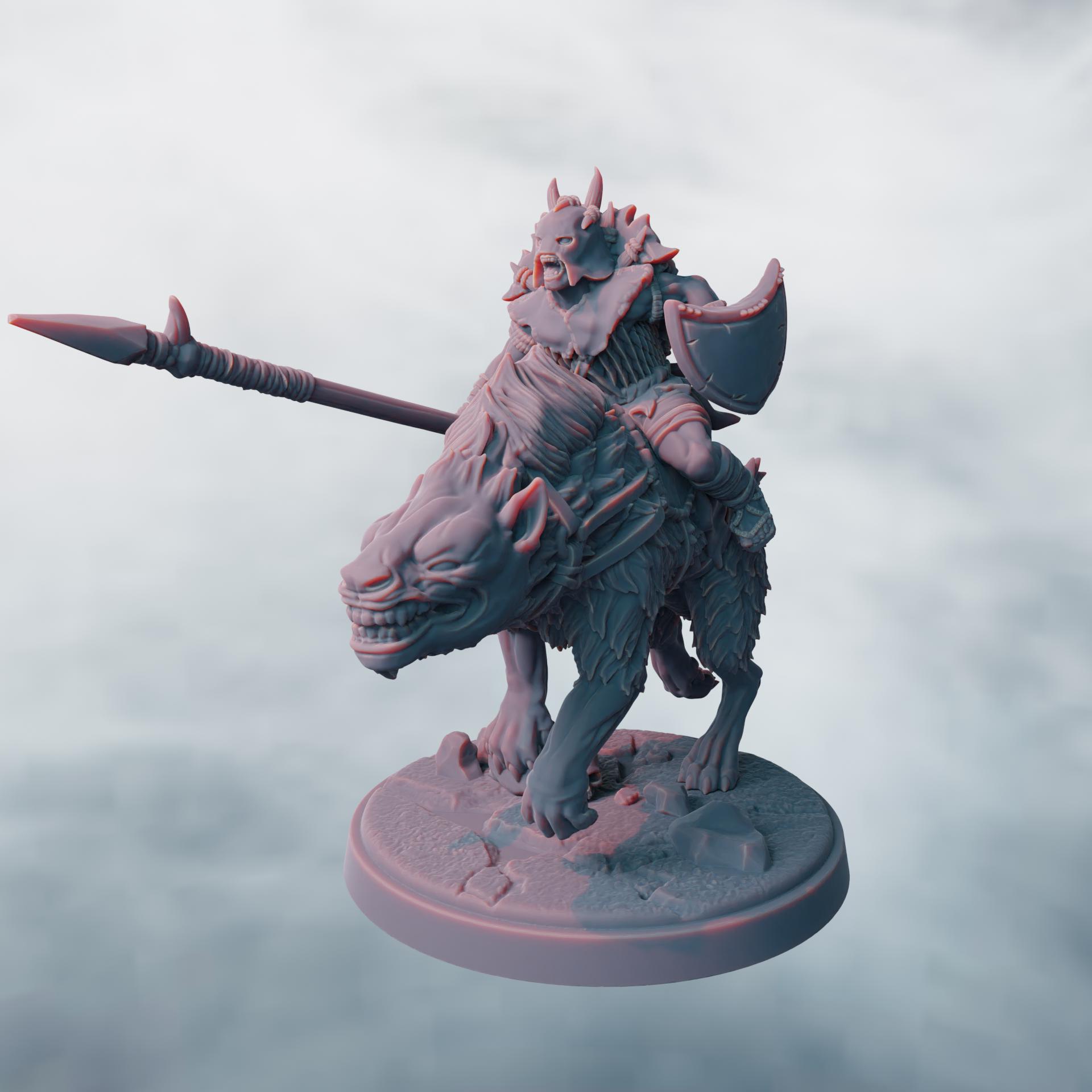 Warg Rider Captains | Papel 3d | RESIN | Lord of the Rings | White Hand ...