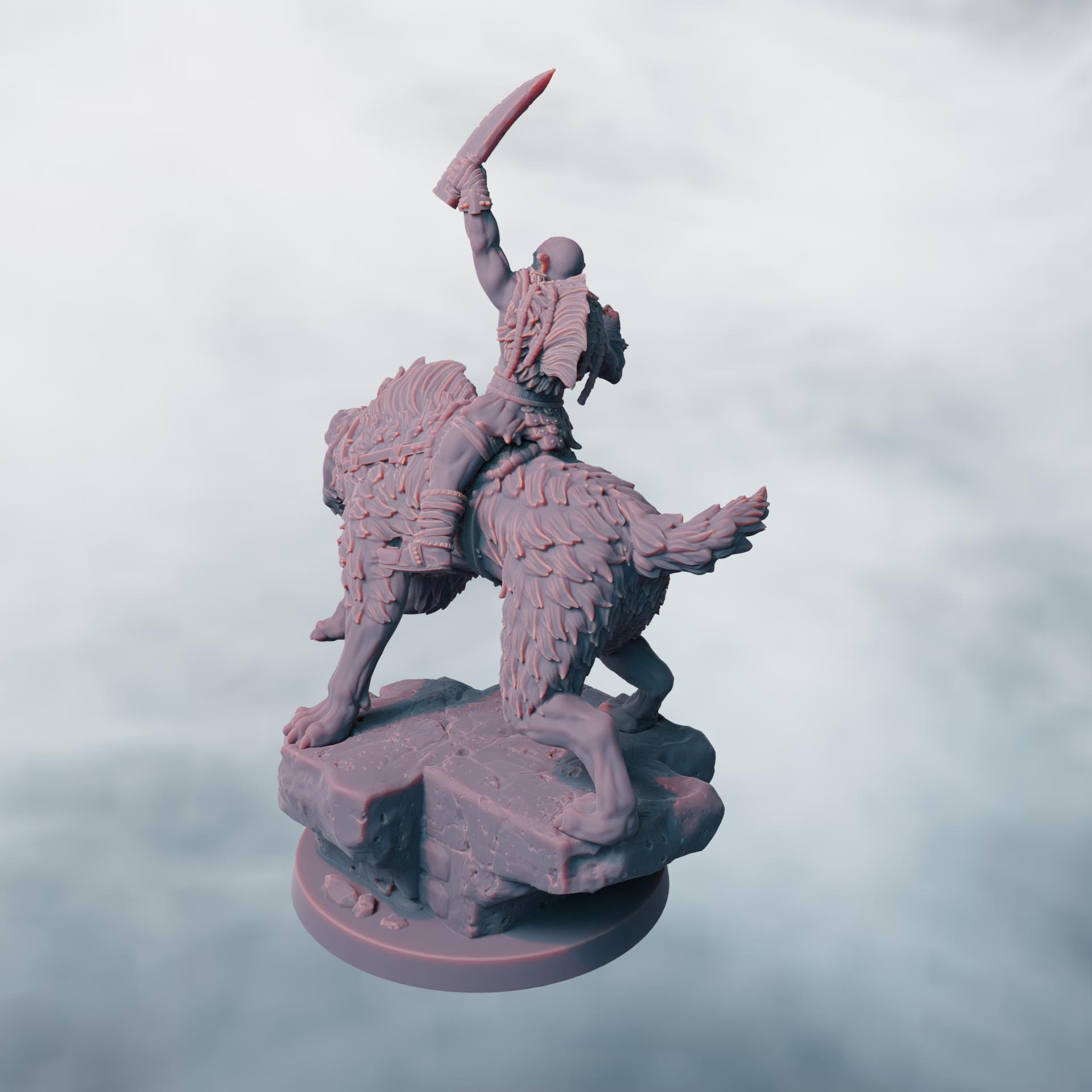 Shakru, Warg Rider Captain | Papel 3d | RESIN | Lord of the Rings ...