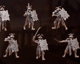 Elite des Ostens Ritter | Pusteblume in Mittelerde | HARZ | Fantasie | D&D | Rollenspiel | Tischplatte | Spielen | Miniaturen
