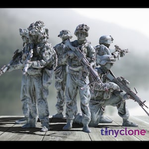 U.S. Army Soldiers / Marines | The Printing Goes Ever On | Modern Military Miniatures | 50% of proceeds go to the Wounded Warrior Project