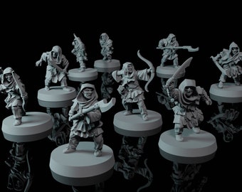 Orc Scouting Party | Medbury Miniatures | Resin | Orcs | Fantasy | DnD | RPG | Tabletop | Miniatures